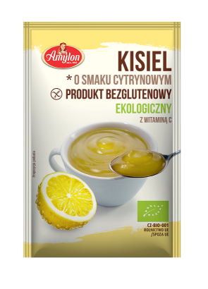 KISIEL O SMAKU CYTRYNOWYM BEZGLUTENOWY BIO 30 g - AMYLON