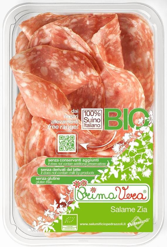SALAMI ZIA PLASTRY BEZGLUTENOWE BIO 70 g - PRIMAVERA