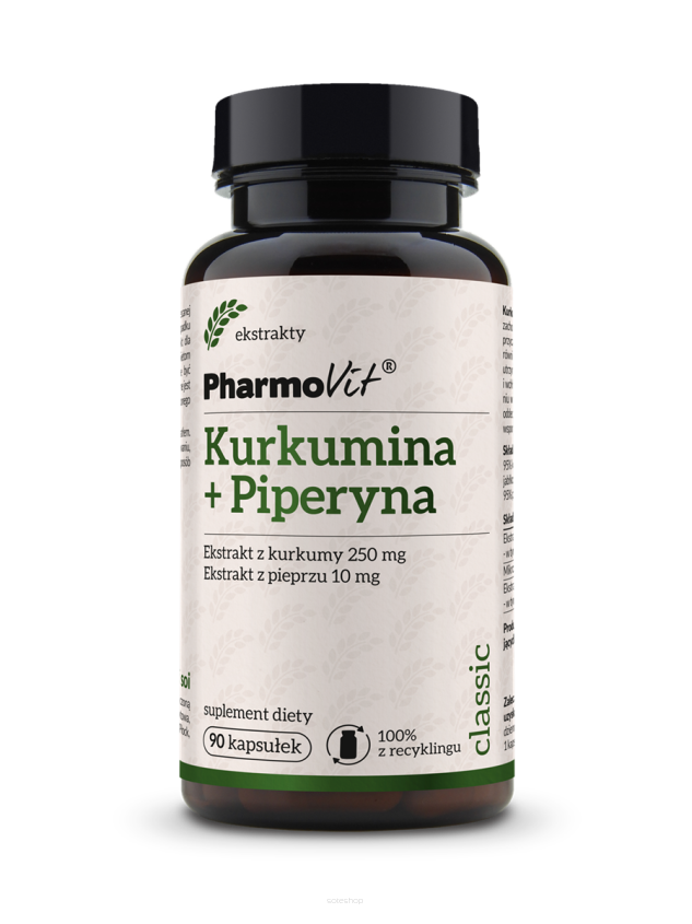 Kurkumina + piperyna 90 kaps | Classic Pharmovit