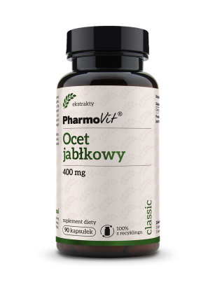 Ocet jabłkowy 400 mg 90 kaps | Classic Pharmovit