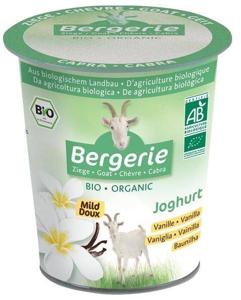 KOZI JOGURT O SMAKU WANILIOWYM BIO 125 g - BERGERIE