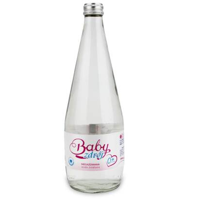 WODA ŹRÓDLANA NIEGAZOWANA 700 ml (SZKŁO) - AQUA EAST (BABY ZDRÓJ)