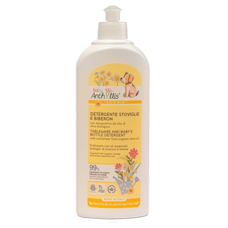 PŁYN DO MYCIA BUTELEK I SMOCZKÓW ECO 500 ml - BABY ANTHYLLIS