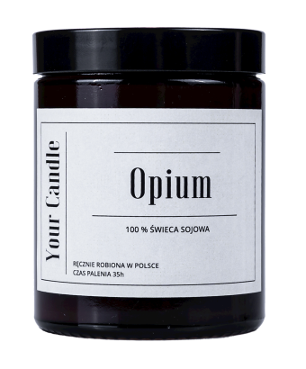 ŚWIECA SOJOWA OPIUM 180 ml - YOUR CANDLE