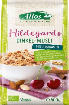 MUSLI ORKISZOWE ŚW. HILDEGARDY BIO 500 g - ALLOS