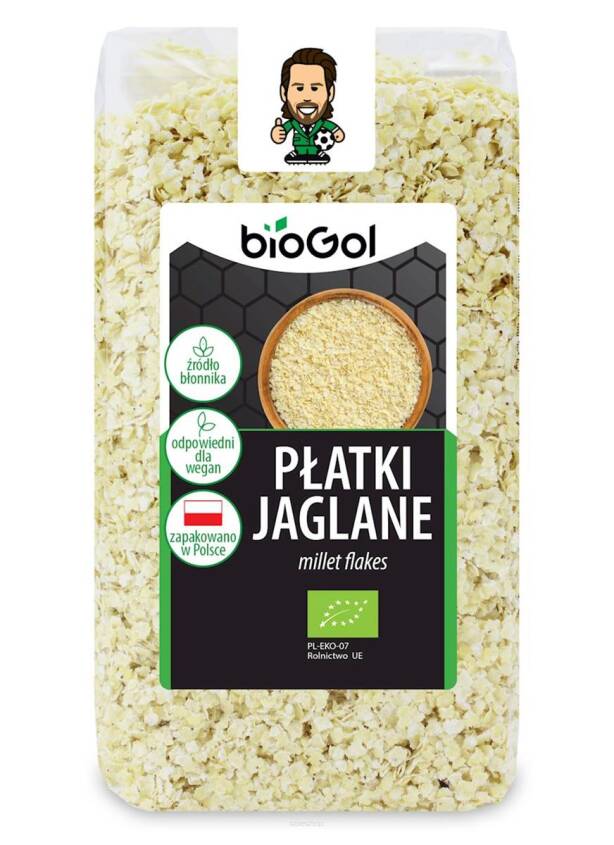 PŁATKI JAGLANE BIO 300 g - BIOGOL