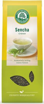 HERBATA ZIELONA SENCHA LIŚCIASTA BIO 75 g - LEBENSBAUM