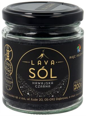 Sól Black Lava 1-2 mm 200 g - Pięć Przemian