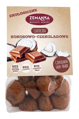 CIASTKA KOKOSOWO - CZEKOLADOWE BIO 100 g - ZEMANKA