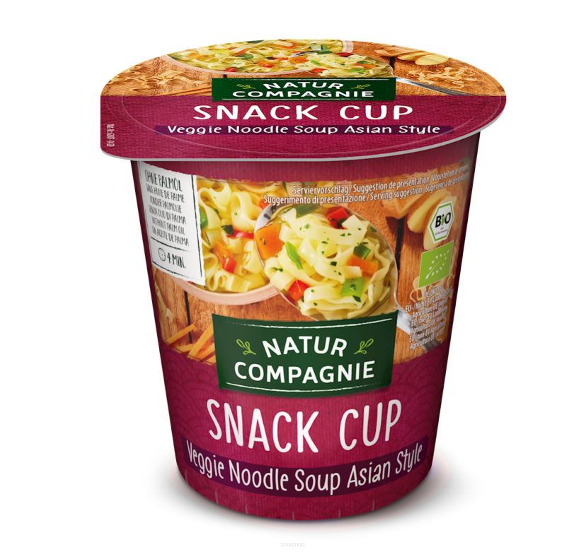 ZUPA W KUBKU Z MAKARONEM W STYLU AZJATYCKIM WEGAŃSKA BIO 55 g - NATUR COMPAGNIE