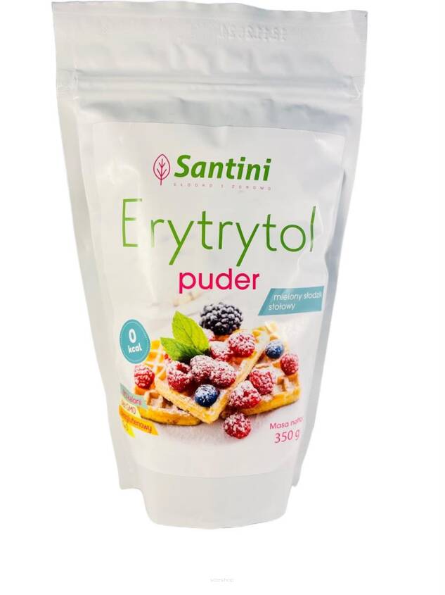 ERYTRYTOL PUDER BEZGLUTENOWY 350 g - SANTINI