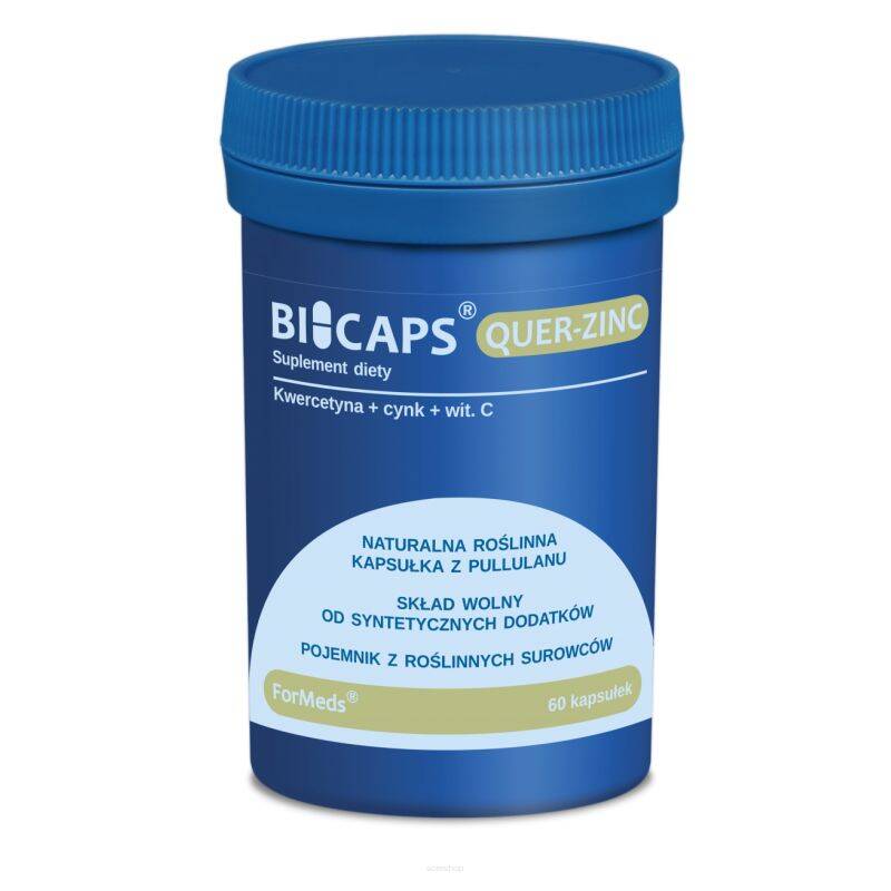 Bicaps Kwercetyna + Cynk + Wit. C 60 kaps. - Formeds
