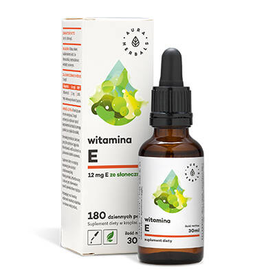 Witamina E forte krople 30ml AURA HERBALS 