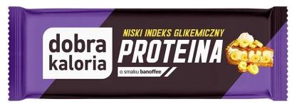 Baton proteinowy banoffee bez dodatku cukru NISKI IG 45g