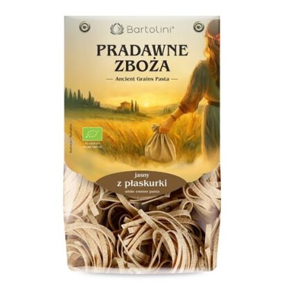 Makaron z płaskurki gniazda jasny  (tagliatelle) BIO 250g
