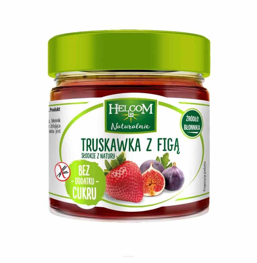 Pasta owocowa truskawka z figą 200 g - Helcom