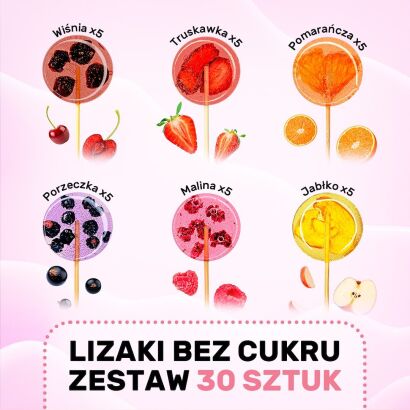 Lizaki TimPops  B/C mix smaków 30 szt