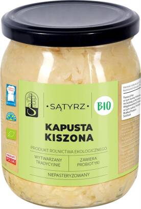 KAPUSTA KISZONA BIO 450 g  - SĄTYRZ