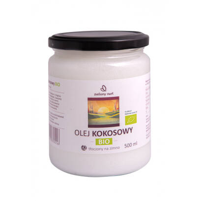 Olej kokosowy virgin BIO 500ml Zielony Nurt