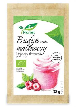 BUDYŃ O SMAKU MALINOWYM BIO 38 g - BIO PLANET