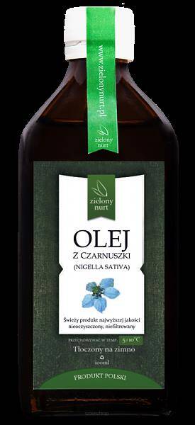 Olej z Czarnuszki 250 ml - Zielony Nurt