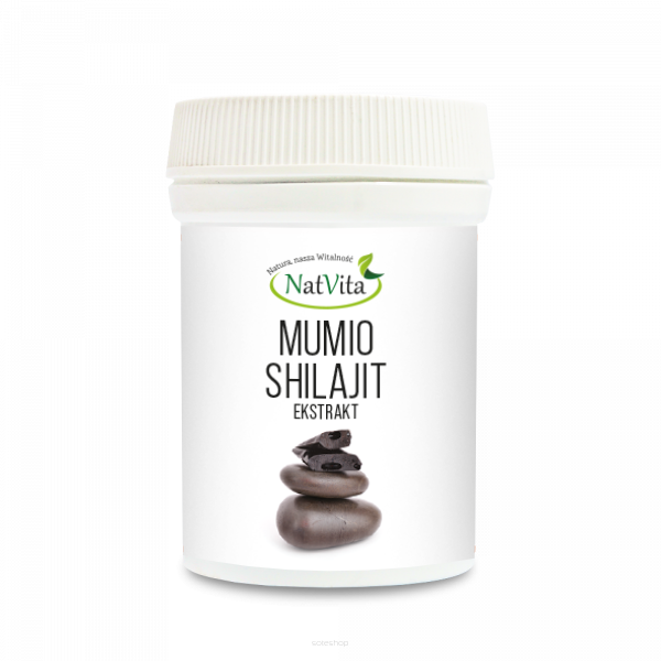 Mumio Shilajit ekstrakt 5,9%, 10g, kwas fulwowy - Natvita