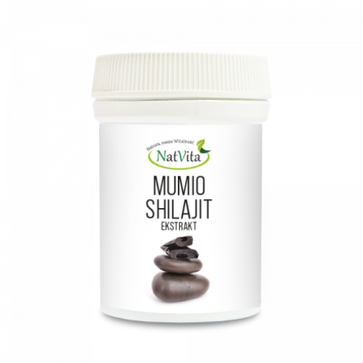 Mumio Shilajit ekstrakt 5,9%, 10g, kwas fulwowy - Natvita