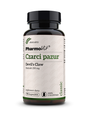 Czarci pazur Devil`s Claw 250 mg 90 kaps | Classic Pharmovit
