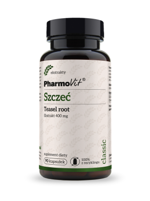 Szczeć Teasel root 4:1 400 mg 90 kaps | Classic Pharmovit