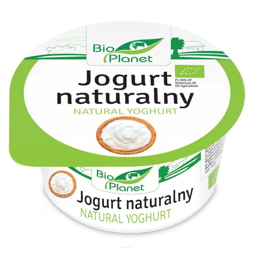 JOGURT NATURALNY 3,8% BIO 160 g - BIO PLANET
