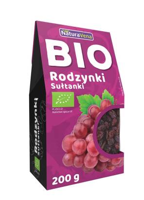 RODZYNKI SUŁTANKI BIO 200 g - NATURAVENA