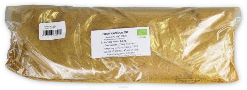 CURRY BIO 500 g - HORECA (DARY NATURY)