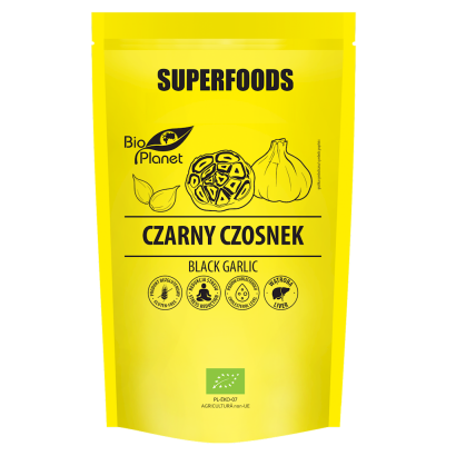 CZARNY CZOSNEK BEZGLUTENOWY BIO 70 g - BIO PLANET SUPERFOODS