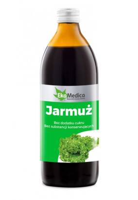 JARMUŻ - SOK Z LIŚCI JARMUŻU 99,8% 500 ml EkaMedica