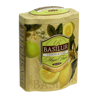 Herbata czarna LEMON & LIME w puszce 100g - Basilur