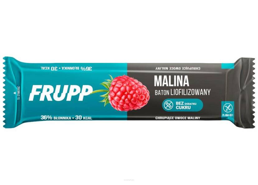 BATON FRUPP LIOFILIZOWANY MALINOWY BEZGLUTENOWY 10 g - CELIKO