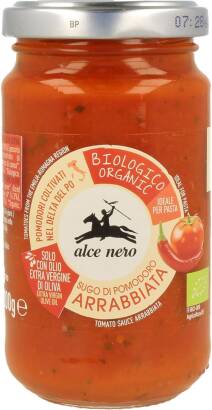 SOS POMIDOROWY Z CHILI ARRABIATA BIO 350 g - ALCE NERO