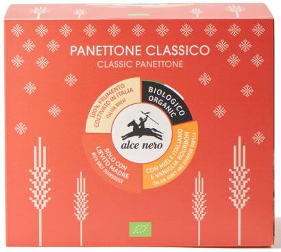 BABKA PANETTONE CLASSICO BIO 750 g - ALCE NERO (PRODUKT  SEZONOWY)