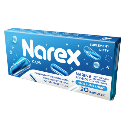 PROBIOTYK NARINE 20 KAPSUŁEK - NAREX