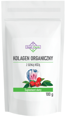 KOLAGEN RYBI Z DZIKĄ RÓŻĄ W PROSZKU 100 g - SOUL FARM