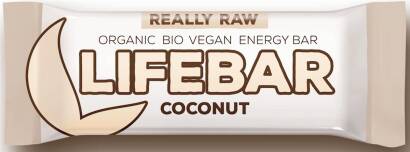 BATON DAKTYLOWO - ORZECHOWY Z KOKOSEM RAW BEZ DODATKU CUKRÓW BEZGLUTENOWY BIO 47 g - LIFEFOOD