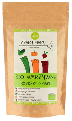 RÓŻDŻKI SMAKU WARZYWNE (LIOFILIZOWANE WARZYWA) BIO (9 x 2 g) 18 g - HELPA