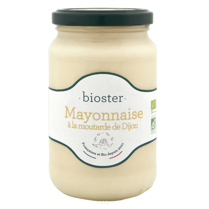 MAJONEZ JAJECZNY Z MUSZTARDĄ DIJON BIO 470 g - BIOSTER