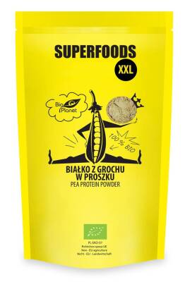 BIAŁKO Z GROCHU W PROSZKU BIO 500 g - BIO PLANET