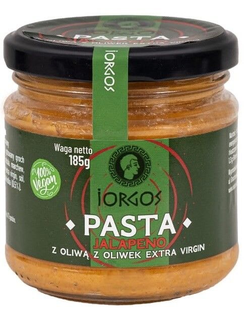 Pasta Jalapeno z oliwą z oliwek extra virgin 185g