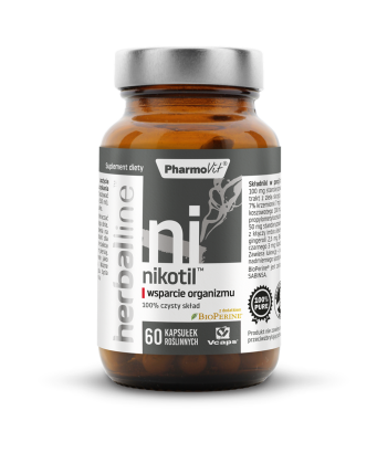 Nikotil™ wsparcie organizmu 60 kaps Vcaps® | Herballine™ Pharmovit