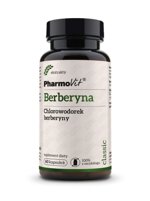 Berberyna Chlorowodorek berberyny 388 mg 60 kaps | Classic Pharmovit