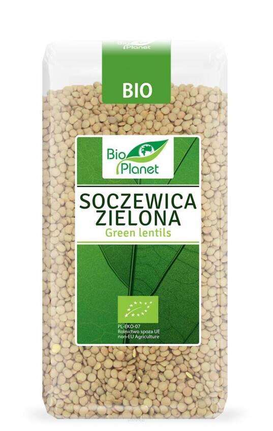 SOCZEWICA ZIELONA BIO 400 g - BIO PLANET