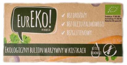 Bulion warzywny w kostkach bez drożdży, bez oleju palmowego BEZGL. BIO 100 g