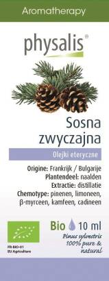 OLEJEK ETERYCZNY SOSNA ZWYCZAJNA (GROVE DEN) BIO 10 ml - PHYSALIS